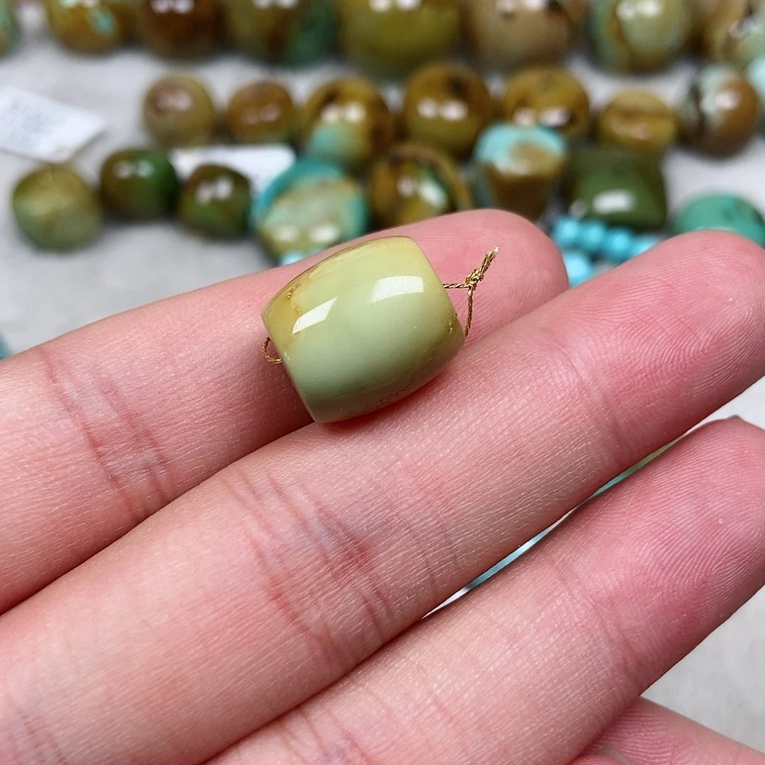 未镶嵌绿松石珠宝半成品