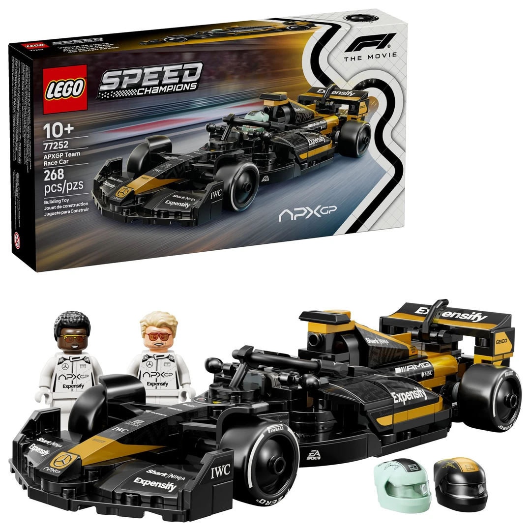 乐高77252 F1大电影同款APXGP赛车拼搭积木儿童玩具礼物2026新品