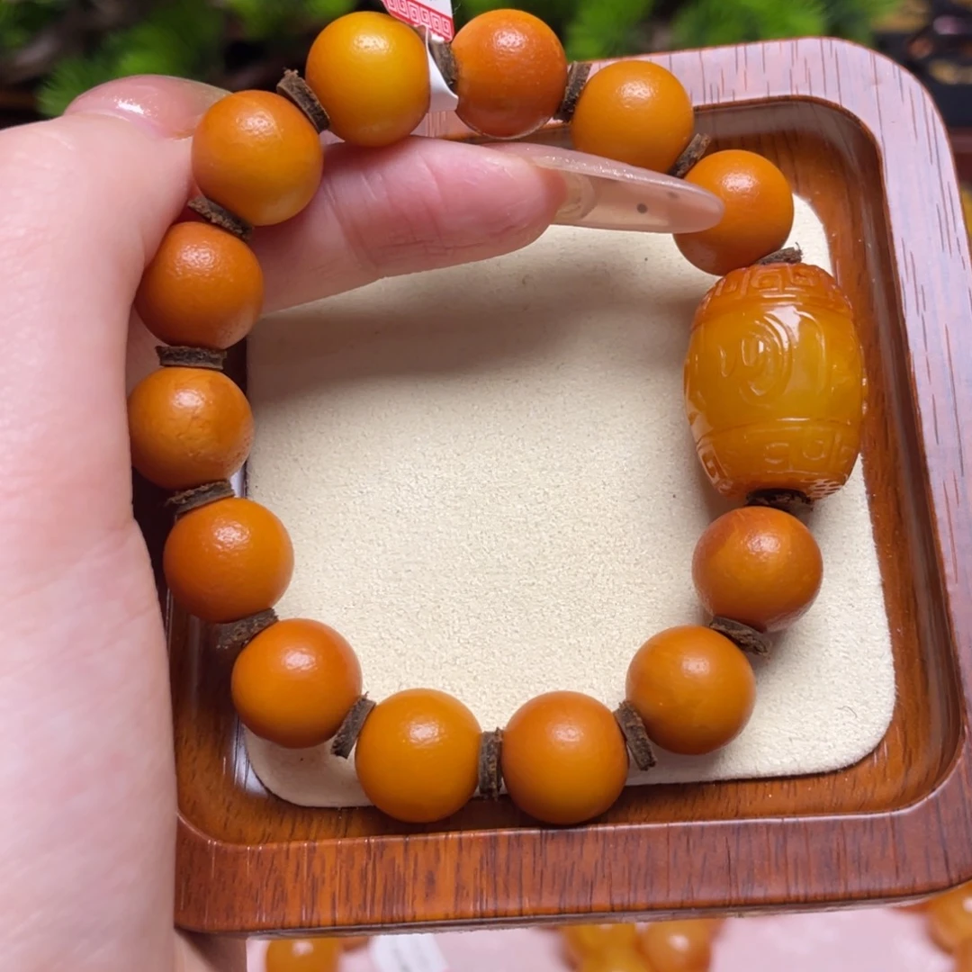 蜜蜡手链未镶嵌手串