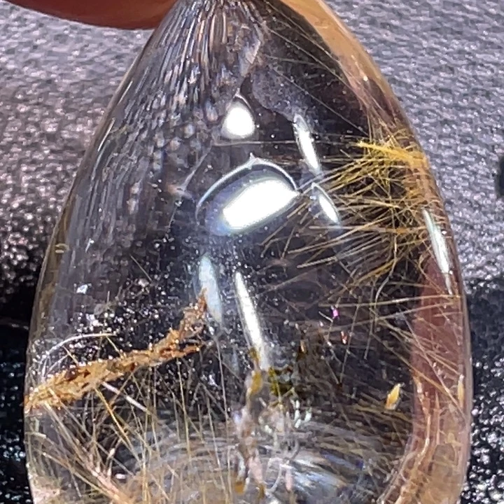 静***心发晶颈饰未镶嵌钛晶