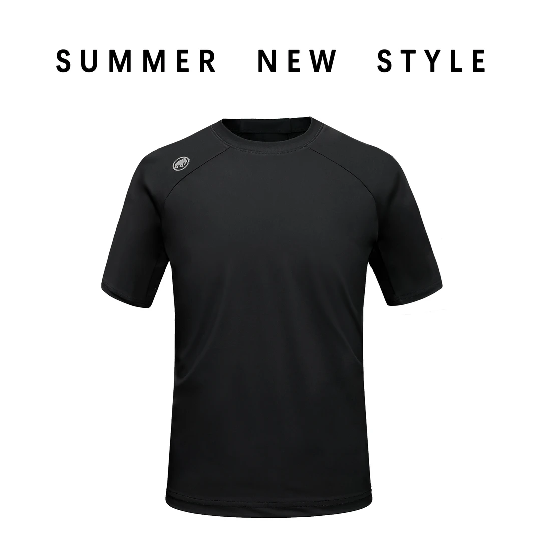 男速干中性短袖宽松透气运动T恤弹力修身舒适夏季