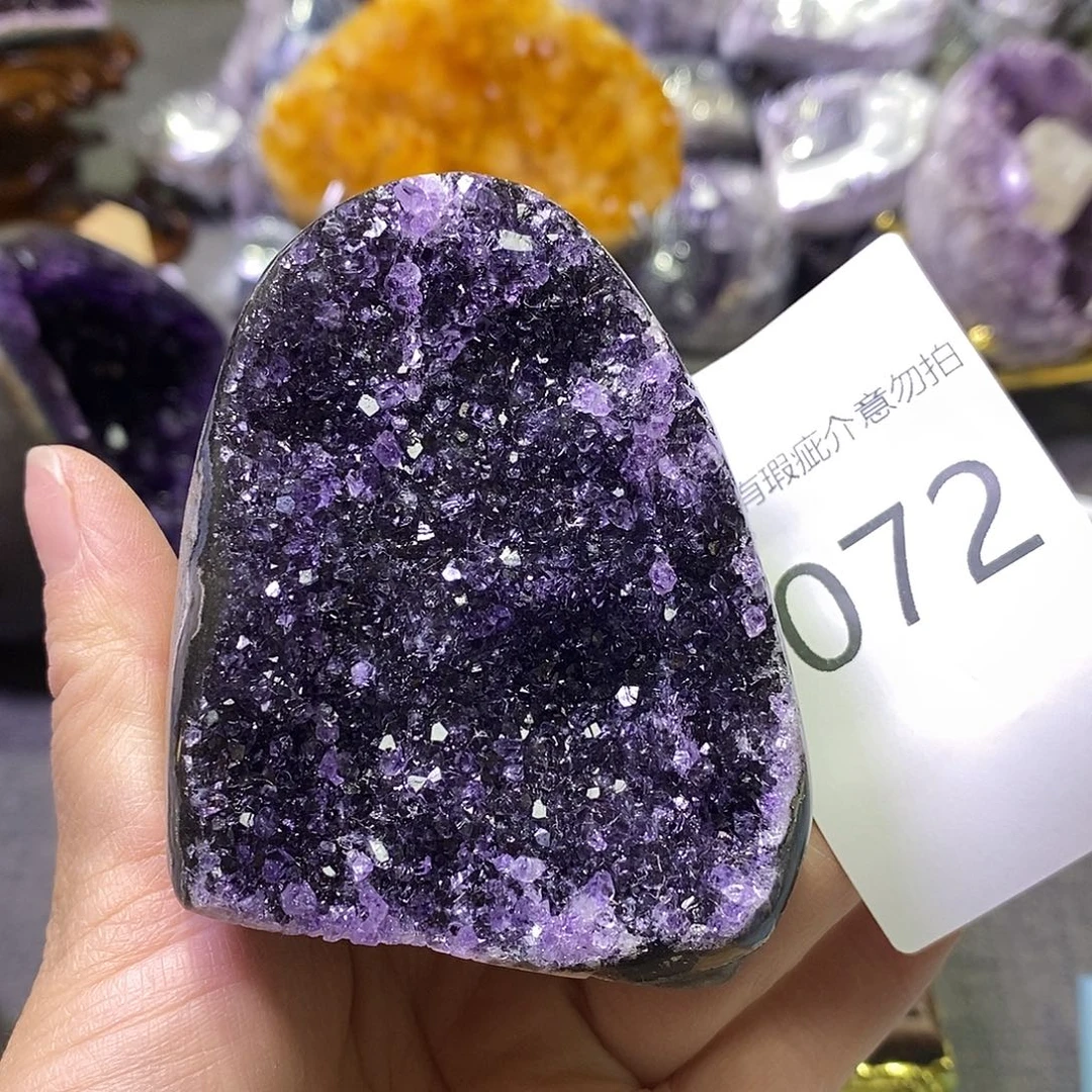 珠宝半成品紫晶未镶嵌