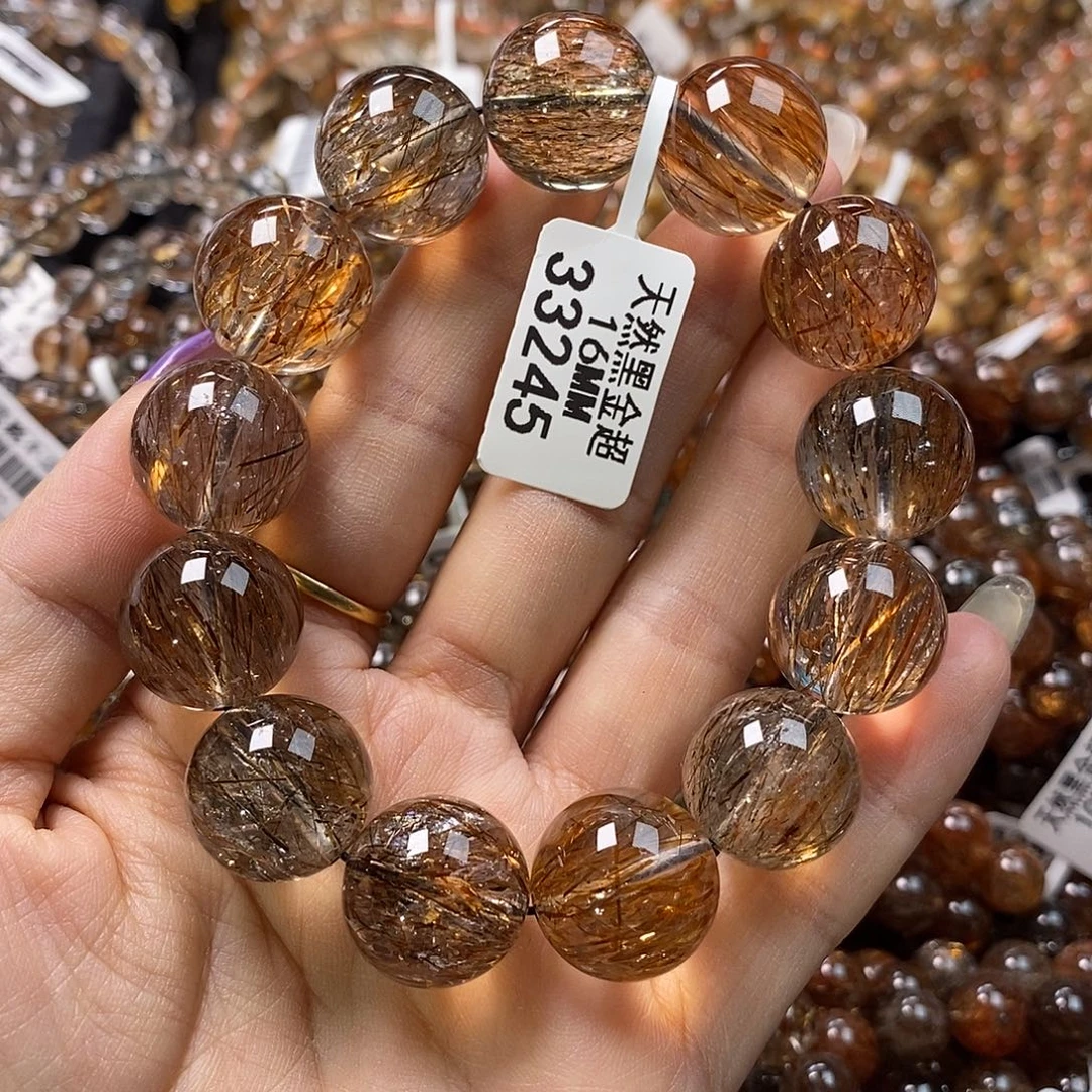 未镶嵌水晶手链水