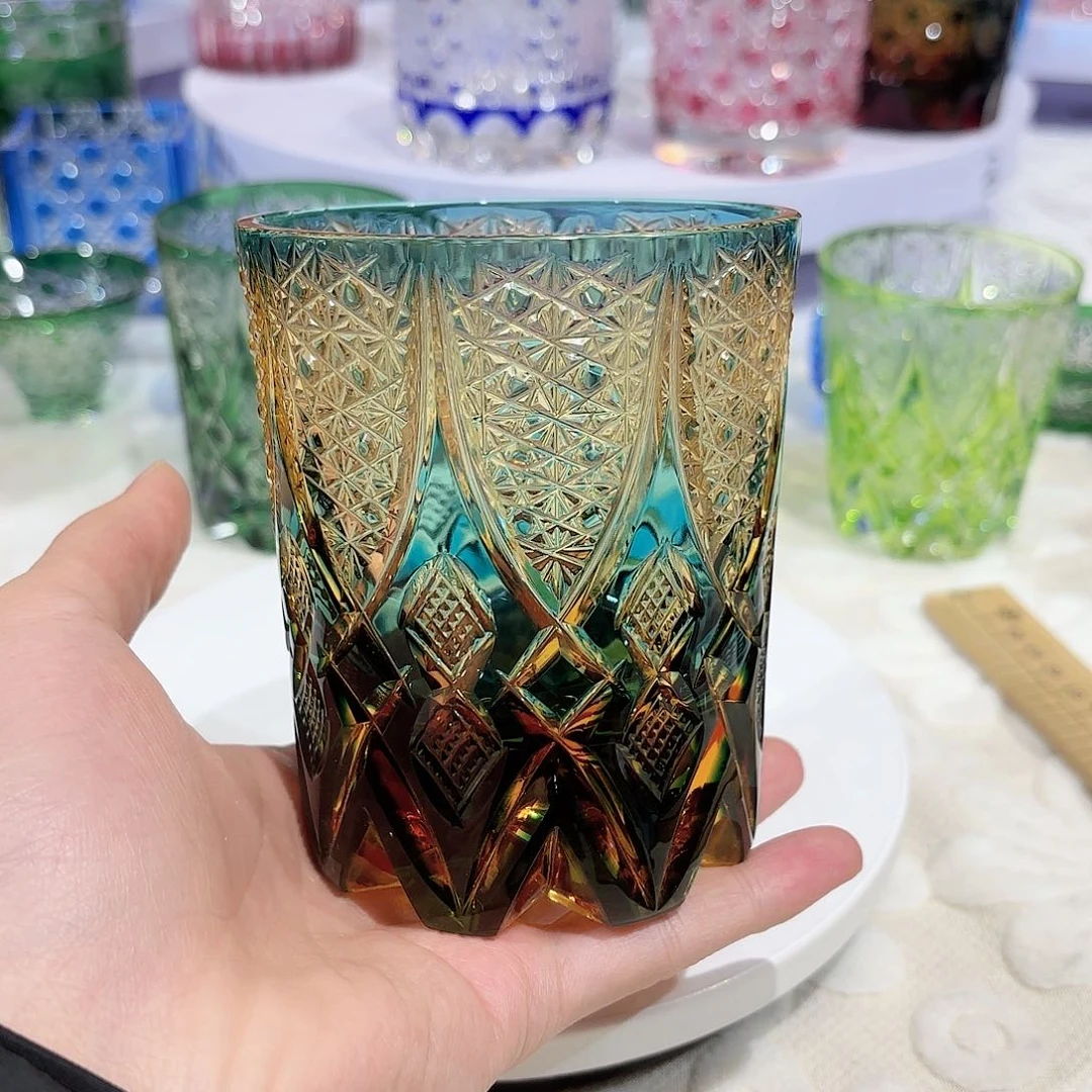 之***虾水晶杯水晶花瓶果盘通宝工艺品