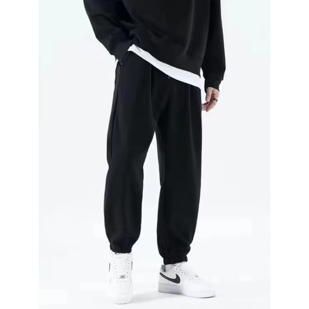 【莫代尔面料】新款春季运动裤宽松束脚裤休闲长裤潮牌夏季情侣卫裤