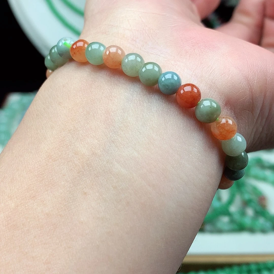 未镶嵌手链翡翠翡翠