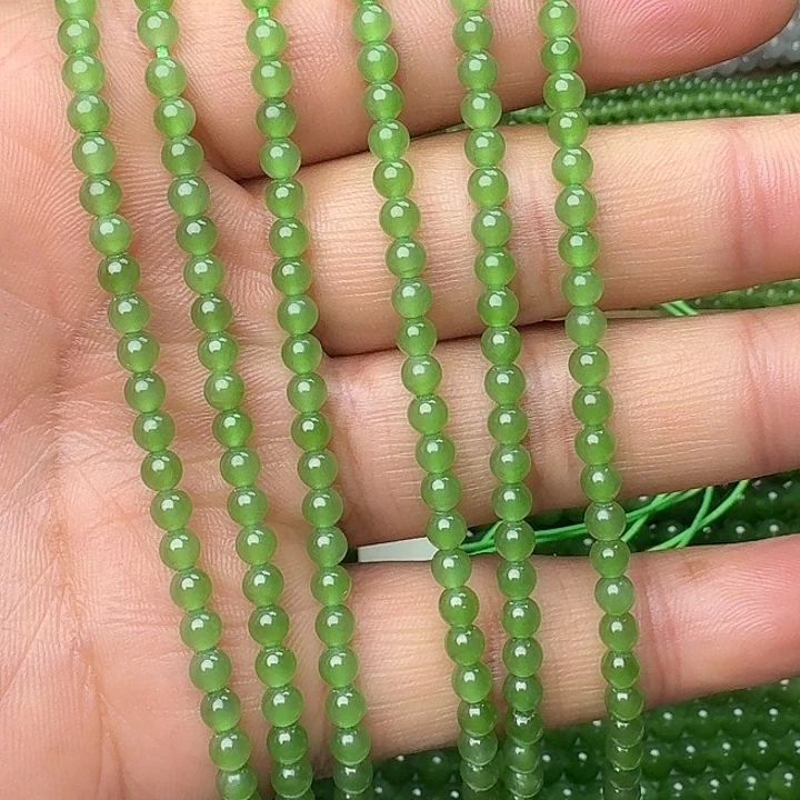 和田玉未镶嵌颈饰碧玉苹果绿卡4 买一发一