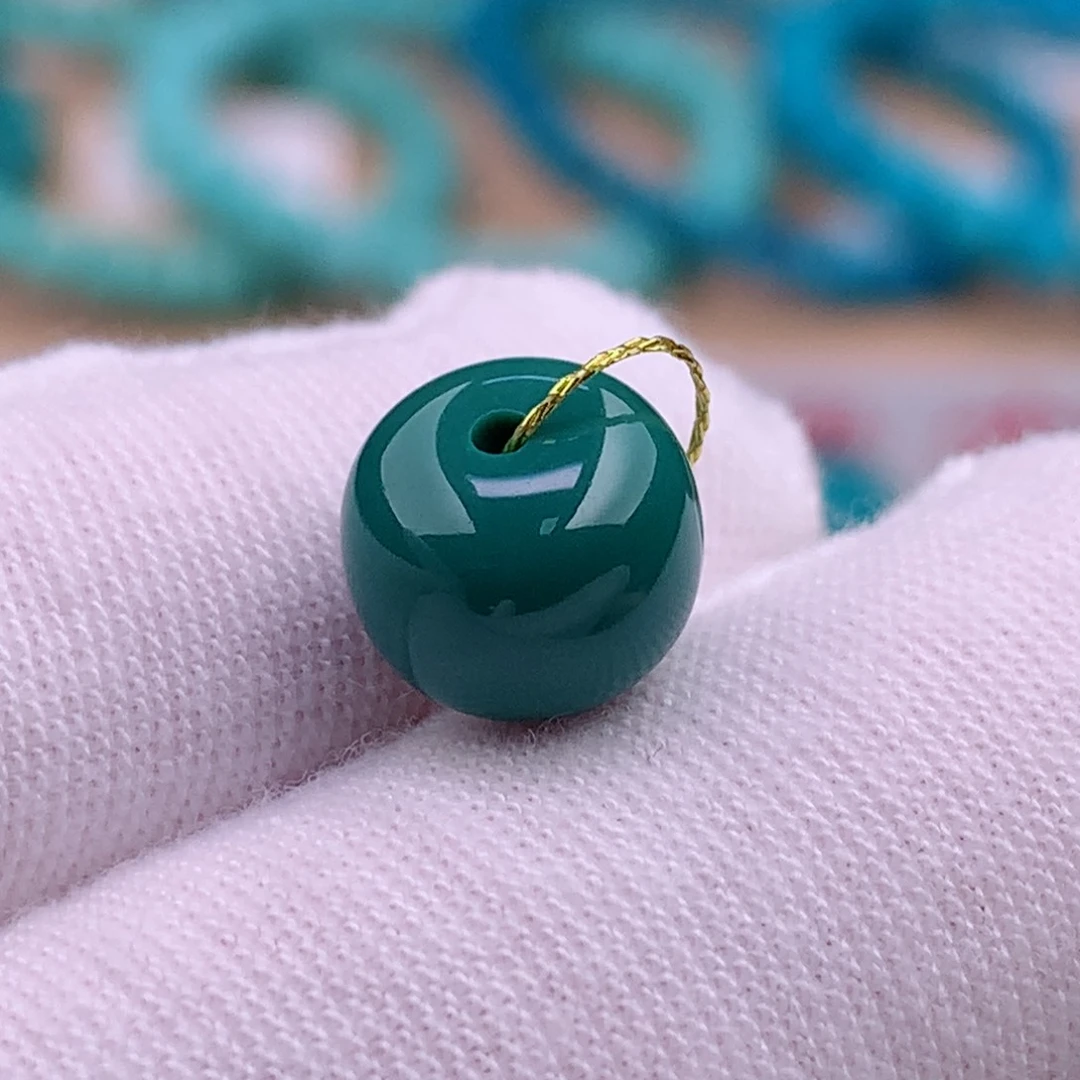 未镶嵌绿松石珠宝奇石9.2✖️7.9mm