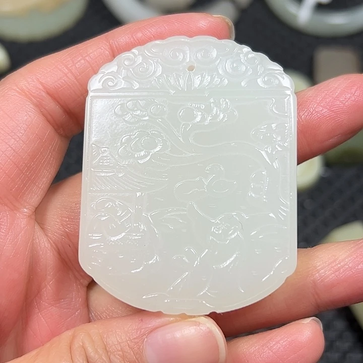 尚***煌白玉菩提吊坠精选商品一物一图