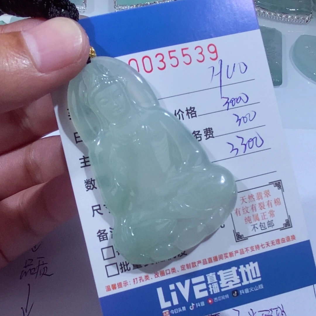 翡翠未镶嵌颈饰H**o