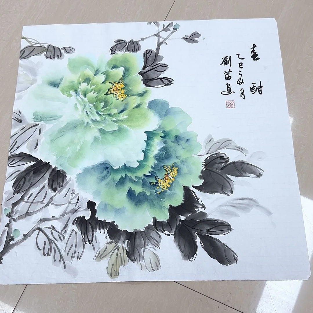 国画国画作品多次