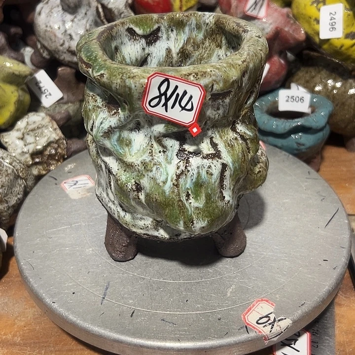 粗陶花盆制作就这样了，然后