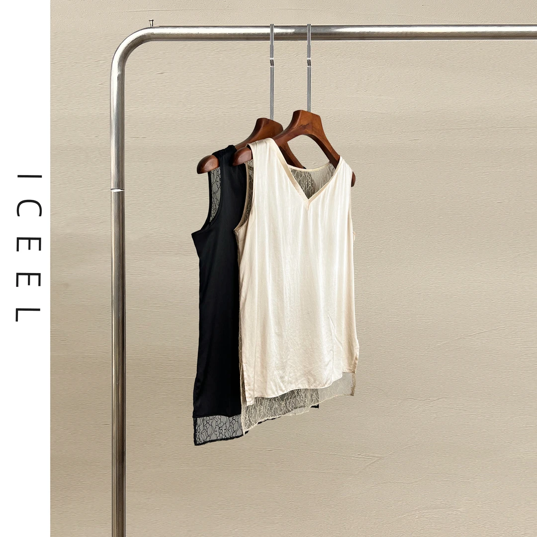 原创高档百搭打底无袖背心女夏季新款宽松精致吊带内搭欧若风上衣
