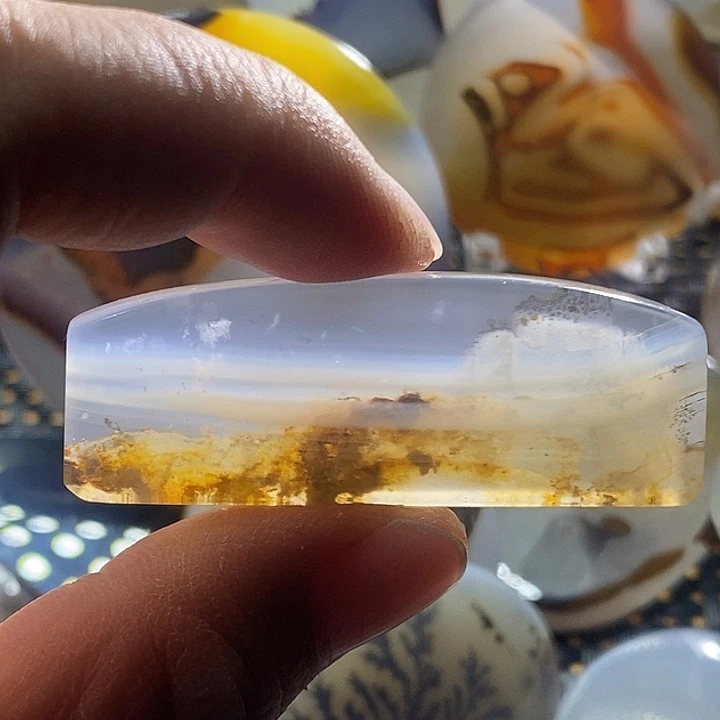 未镶嵌颈饰玛瑙/玉髓冰*