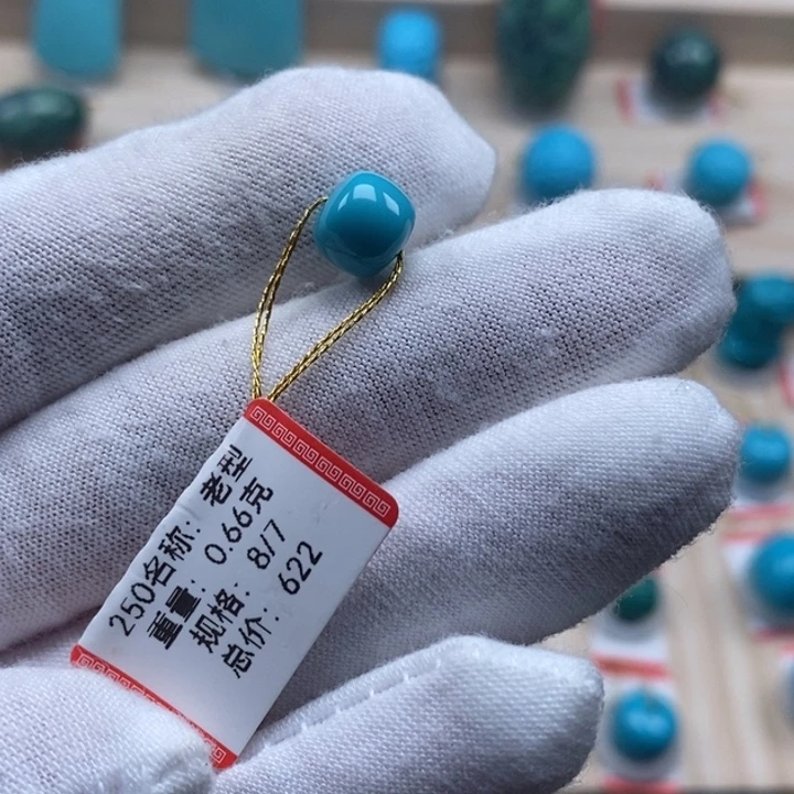 绿松石未镶嵌颈饰