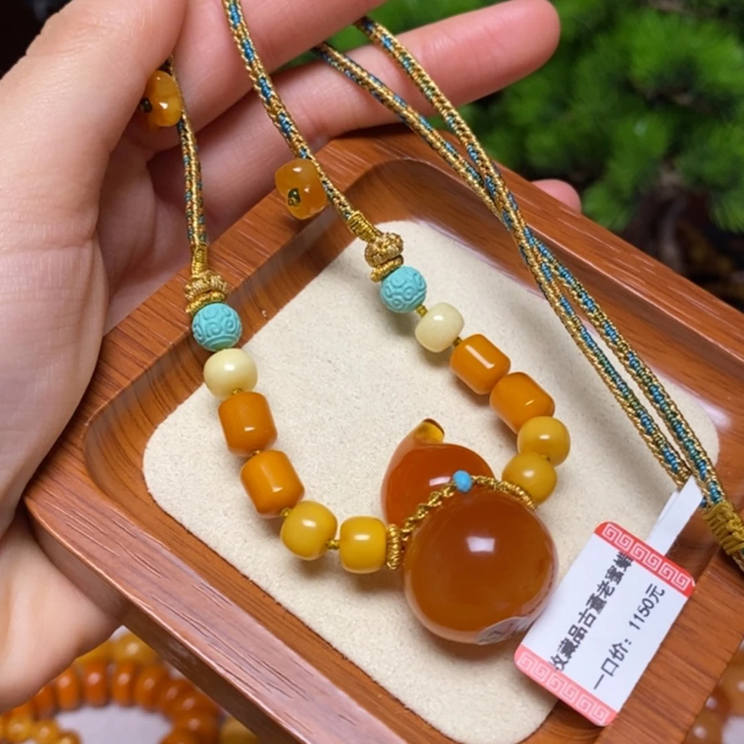 【闪购商品】蜜蜡颈饰未镶嵌项链