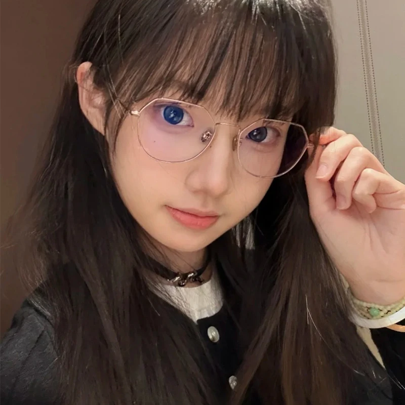 方圆脸眼镜框女度数可配近视镜片素颜大框显瘦防蓝光近视眼睛框架