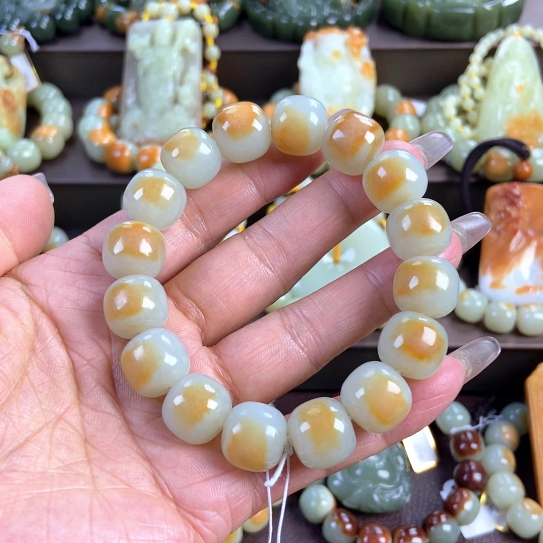 小***柯透闪石质玉未镶嵌手串