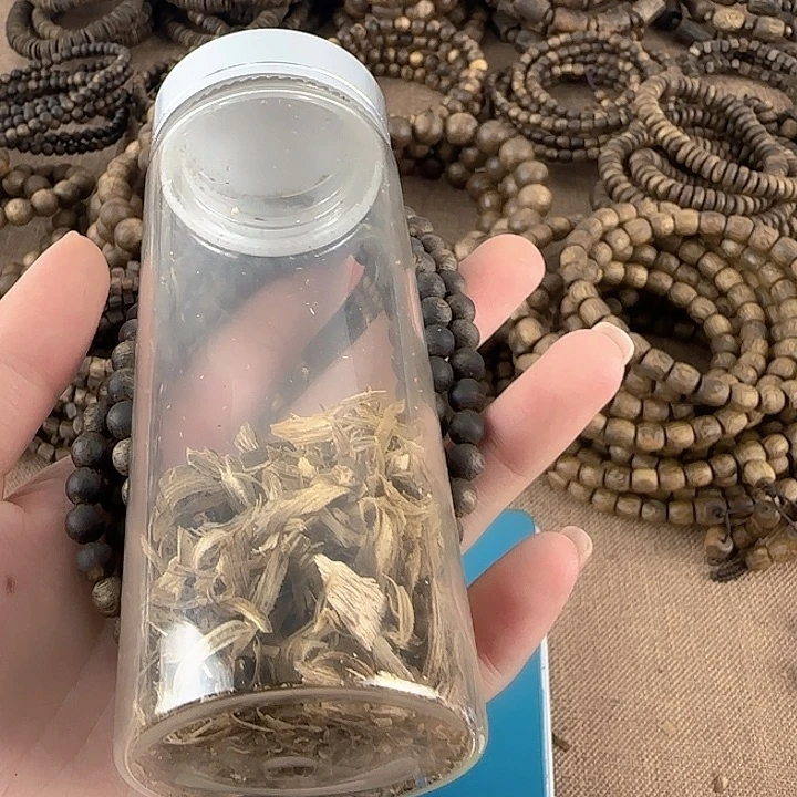 花***子沉香碎屑沉香奇楠沉香沉水白琪06圆珠18g多圈多样性发一