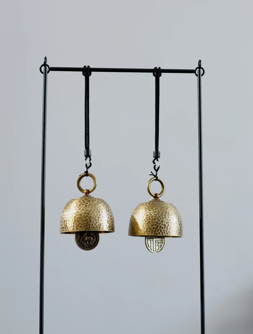 手作铜生肖福铃原创国风设计黄铜音脆悦耳悠12生肖挂饰直径6.5cm