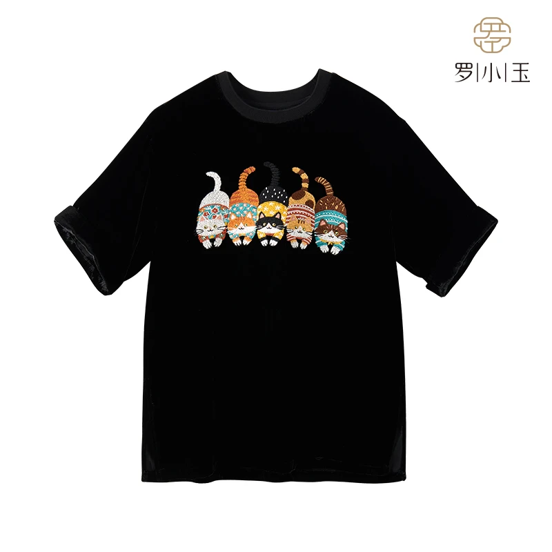 罗小玉【五福猫】新中式中国风国潮休闲上衣S5071533