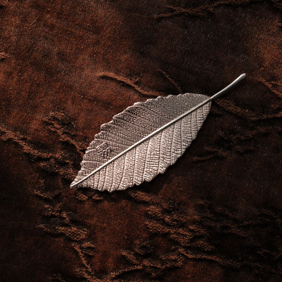 合金吊坠 瓷泡泡丨足银999银叶子