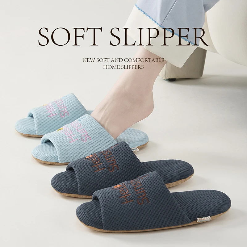 情侣拖鞋女新款可爱家居室内软底静音无声不伤地板防滑凉拖鞋男