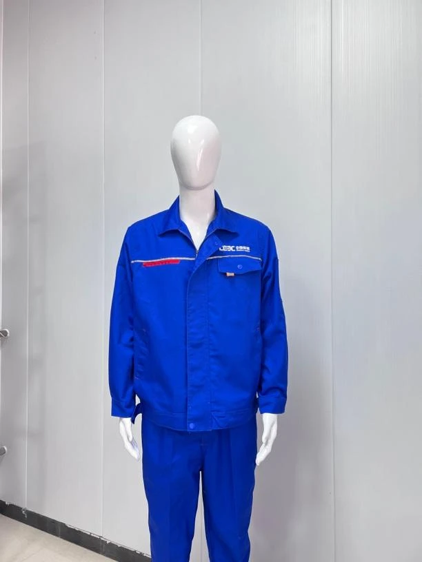 春秋涤棉中国能建工作服透气耐磨工厂车间