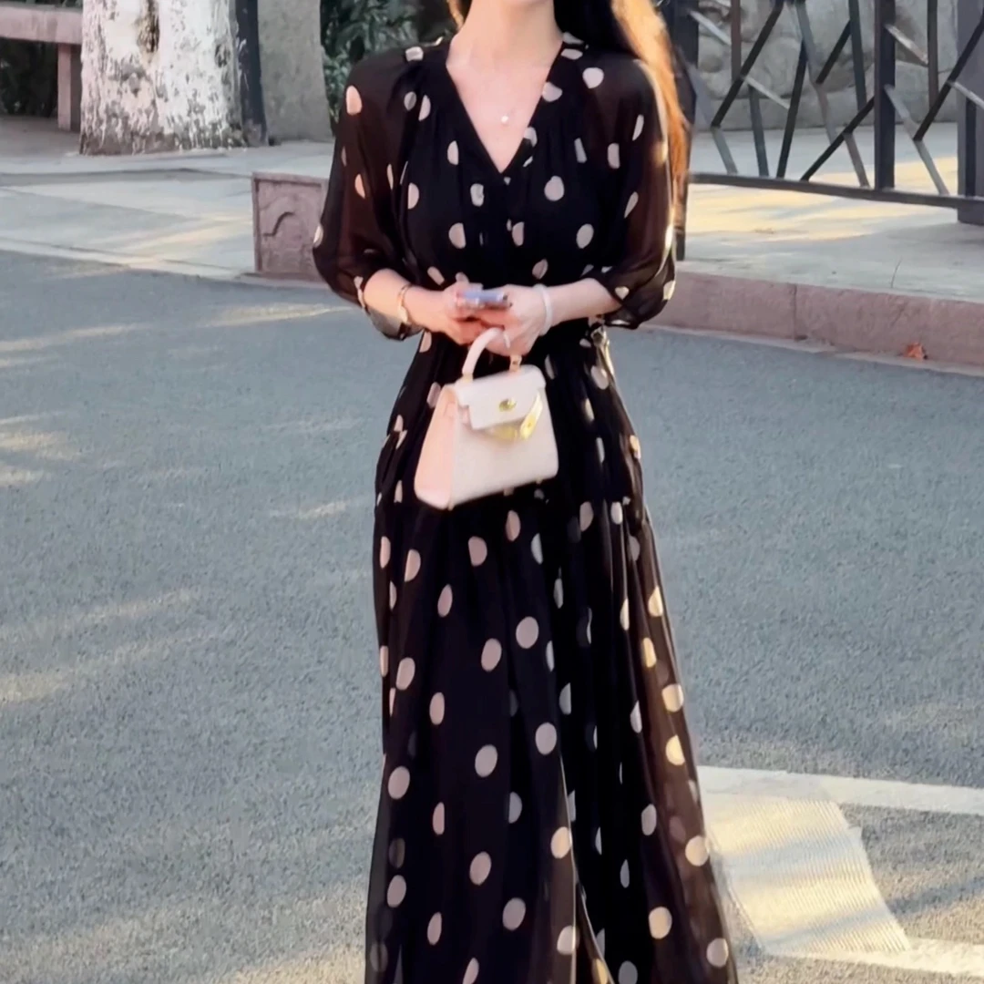 【熙木】高品质时尚百搭连衣裙4XLXZ3993