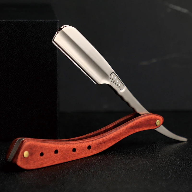 刀雄防刮伤安全剃刀刮刀理发修面刮脸刀刮胡刀剃须刀手动老式刀片