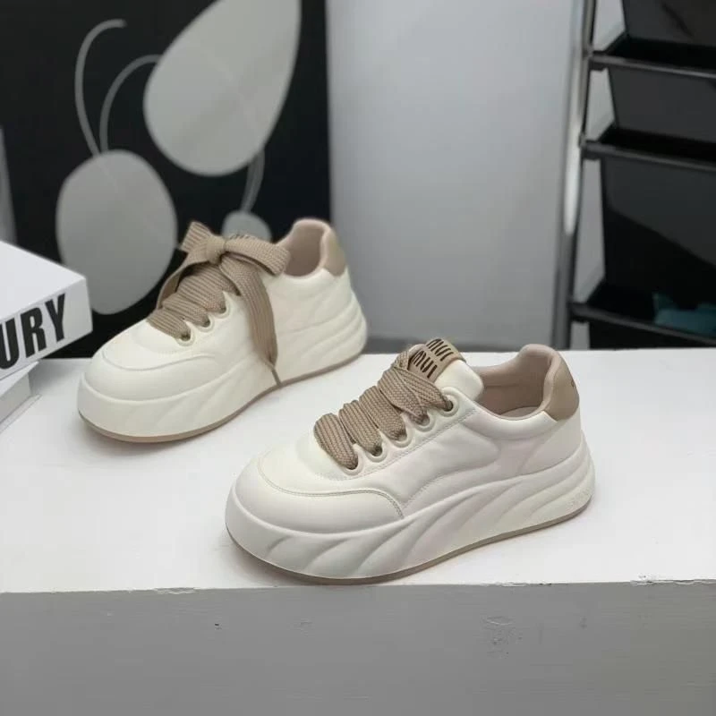 小白鞋厚底松糕鞋女爆款学生ins百搭舒适板鞋C11