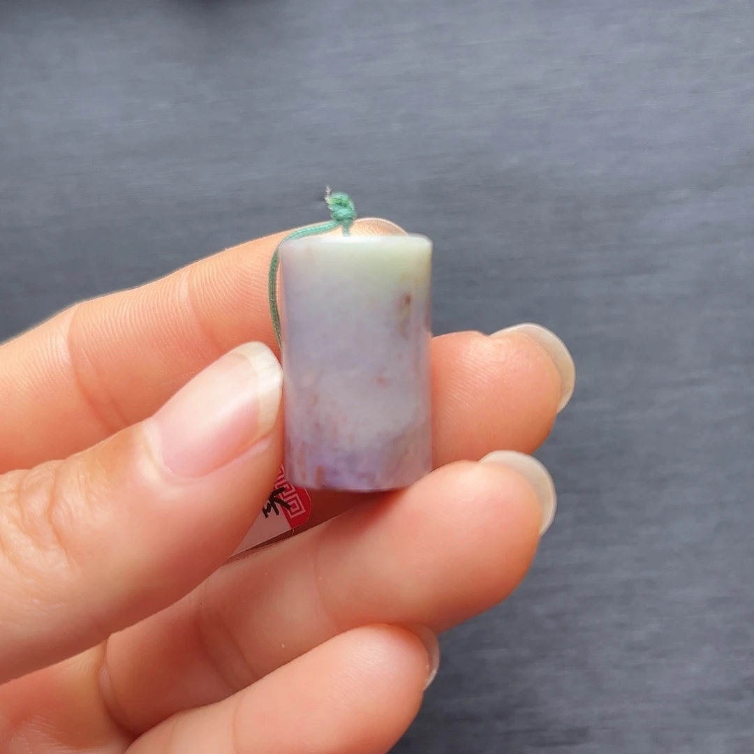 苏纪石（舒俱来）未镶嵌粉紫飘绿桶珠