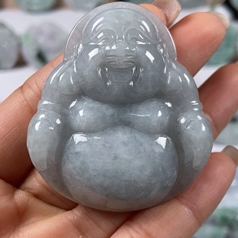 翡翠颈饰未镶嵌大佛福利