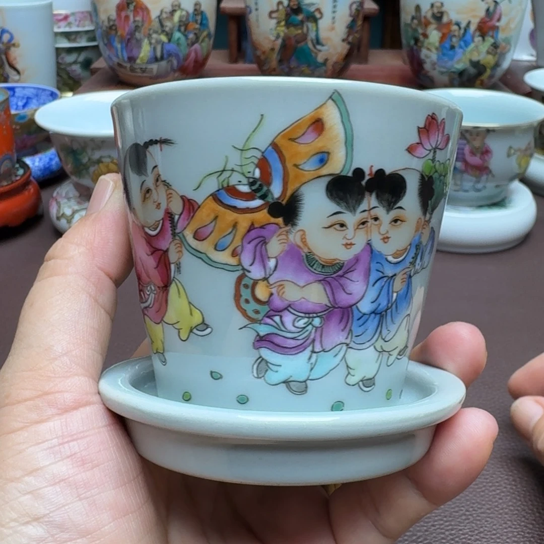 景德镇手工手绘展示