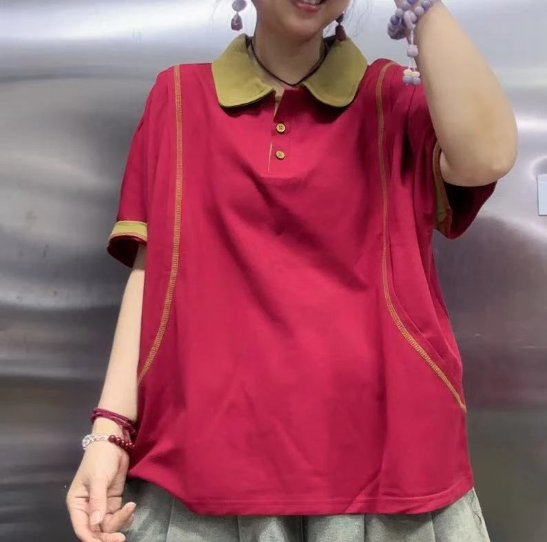 娃娃衬衣领卫衣011071