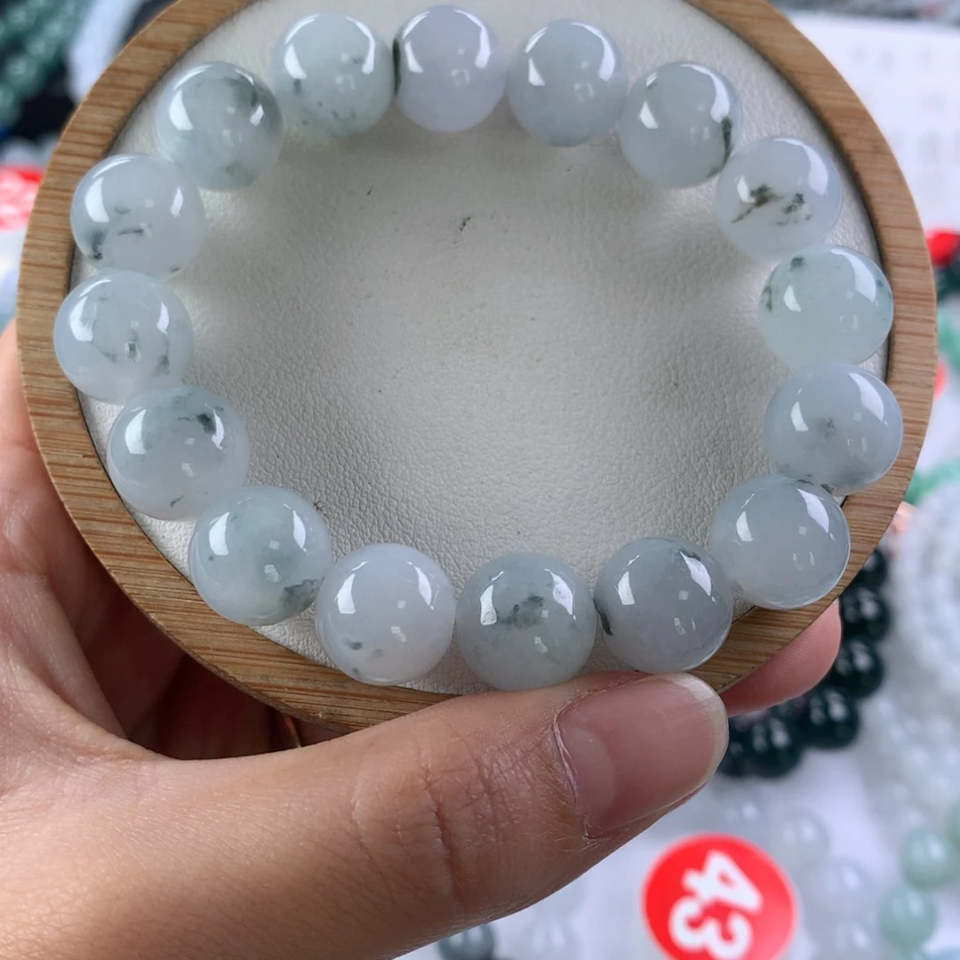 翡翠手链未镶嵌卡12.9