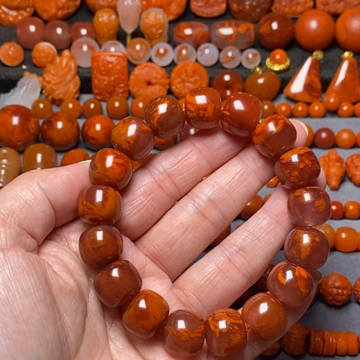 南红玛瑙未镶嵌吊坠