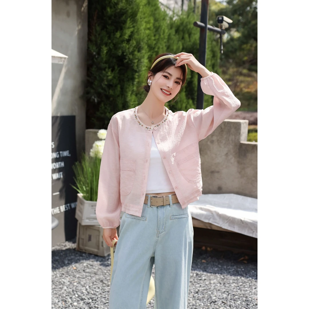 妮子严选薄款外套减龄洋气休闲防晒衣8506