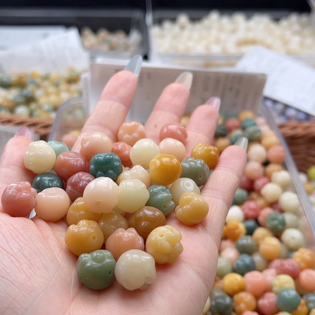 白玉菩提吊坠k12mm/20颗猫爪