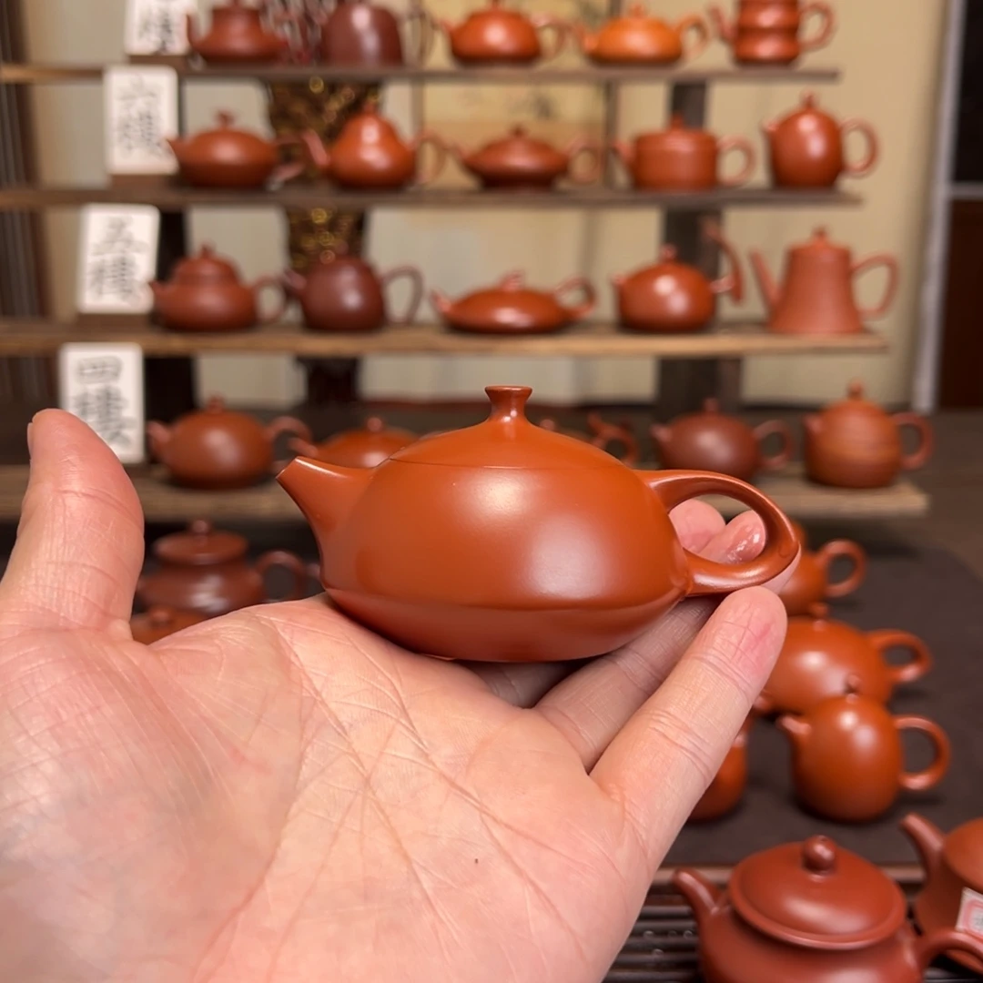 树***也紫砂茶壶精工玉兔60cc