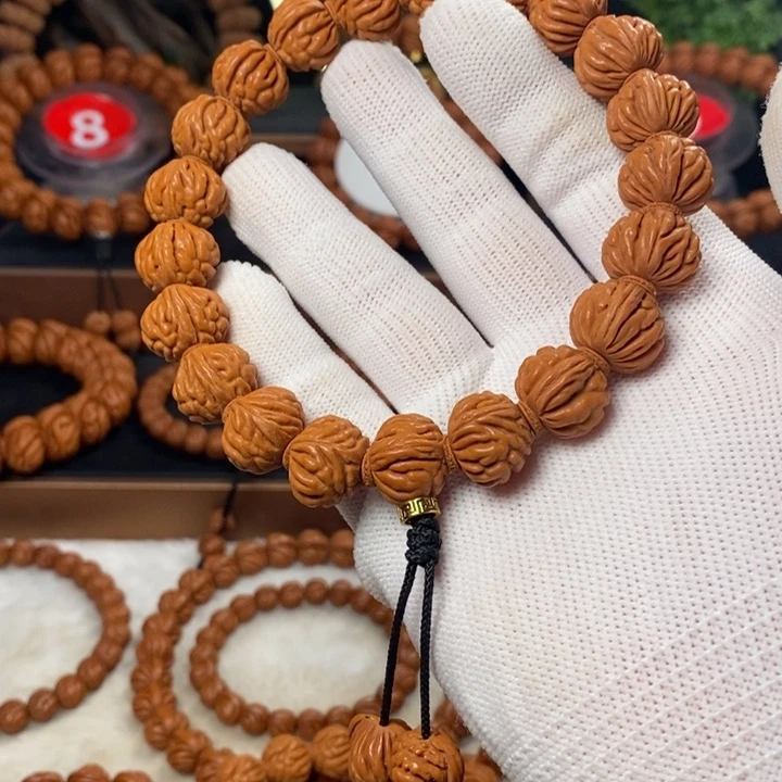 桃核吊坠秦岭龙纹桃核