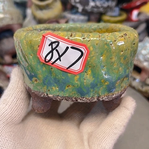 粗陶花盆手工花盆制作