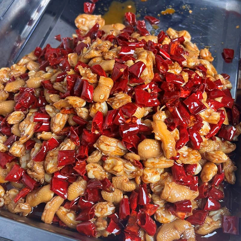 蜀味颂冷吃鸡脚筋即食熟食麻辣鸡脆骨夜宵充饥解馋小零食开袋即食