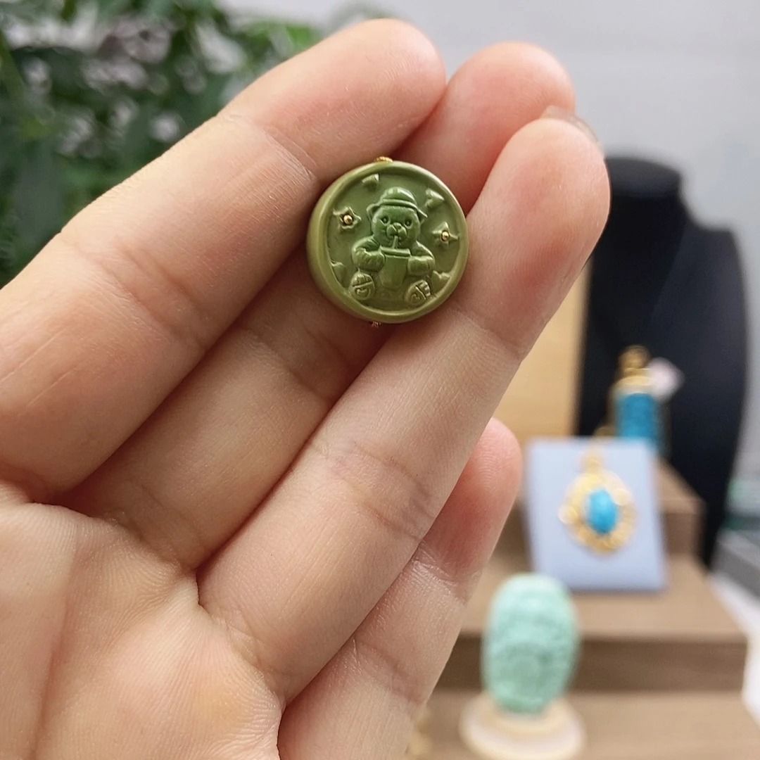 未镶嵌绿松石珠宝奇石