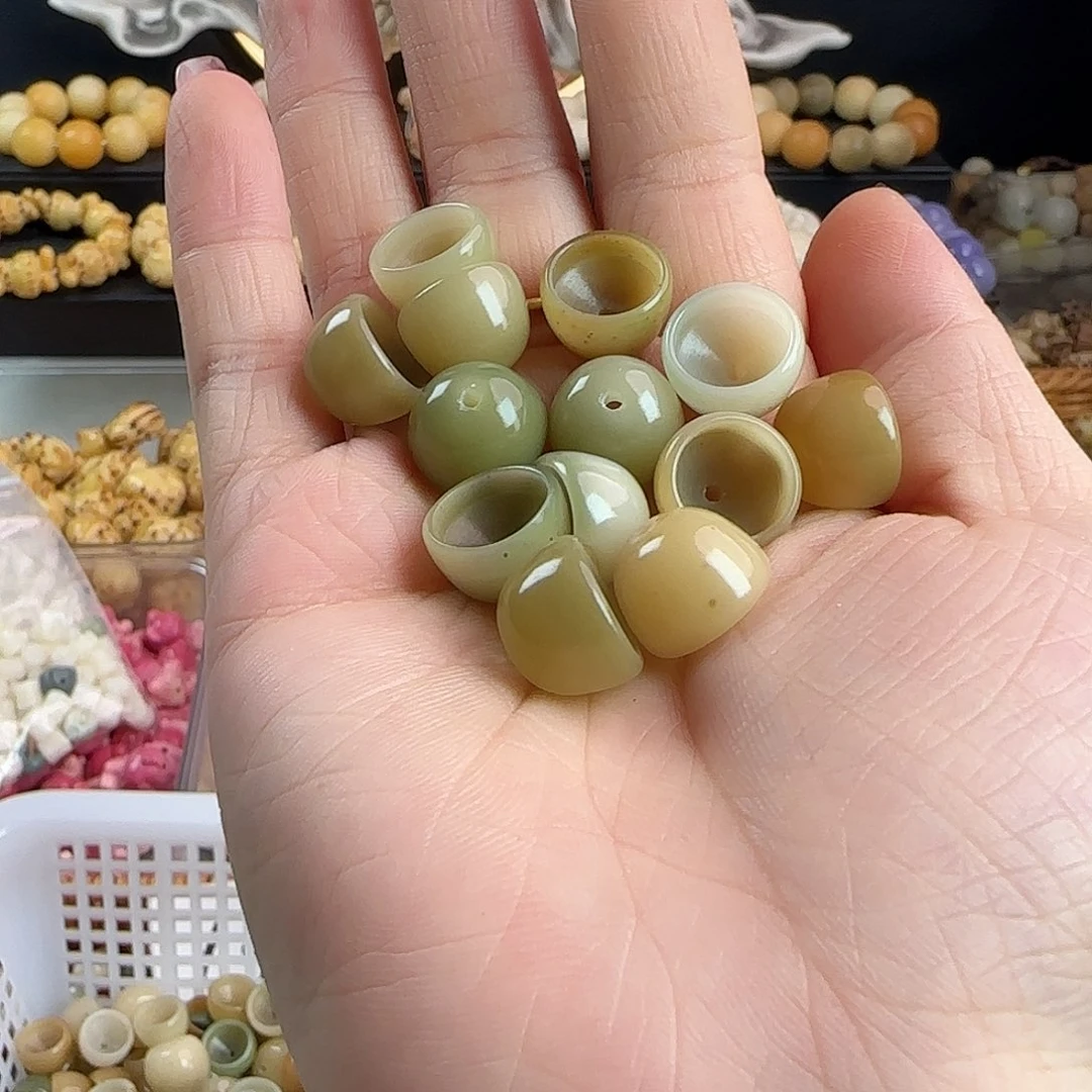 菩提根/象牙果手串瑕疵卡13非料碗肠50颗