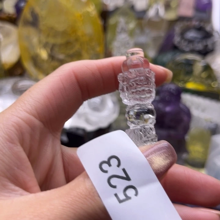 一***仔珠宝半成品未镶嵌水晶摆件
