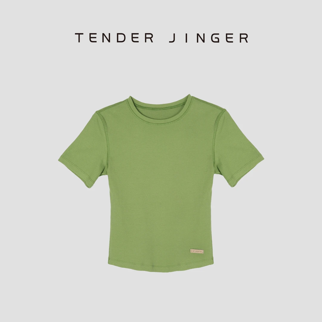 Tender Jinger【专柜】纯色打底短袖T恤T52SHC80959