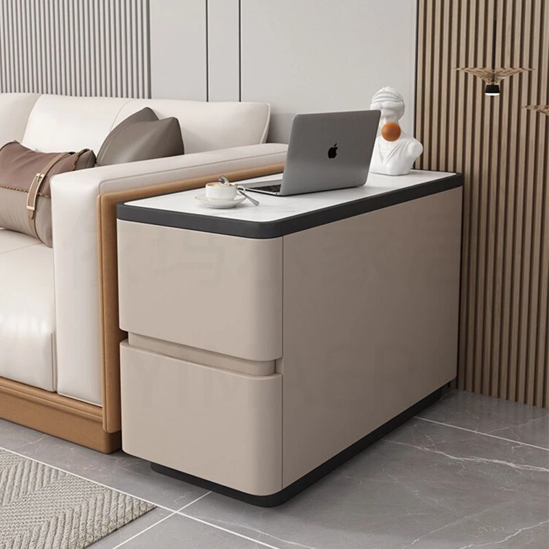 沙发边柜侧边柜轻奢多功能移动实木超窄小型储物茶边几茶边收纳柜