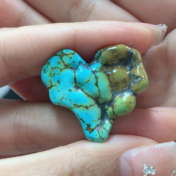 绿松石珠宝奇石未镶嵌