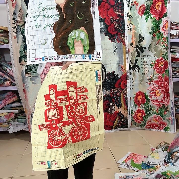 棉华十字绣成品出售